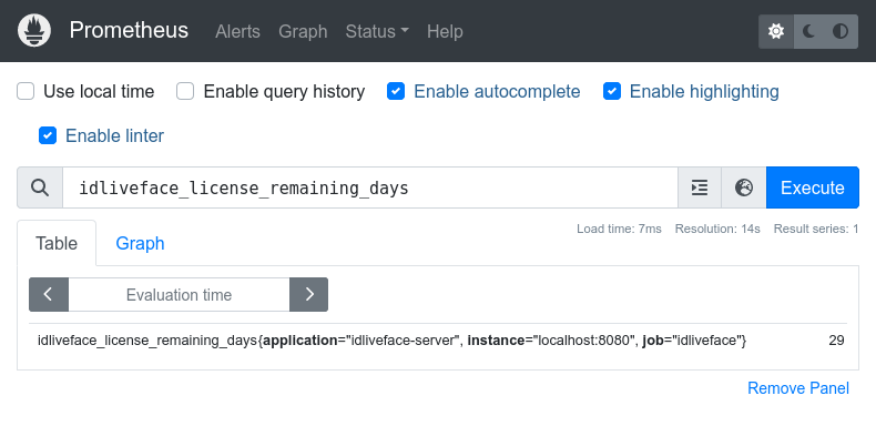 Prometheus query